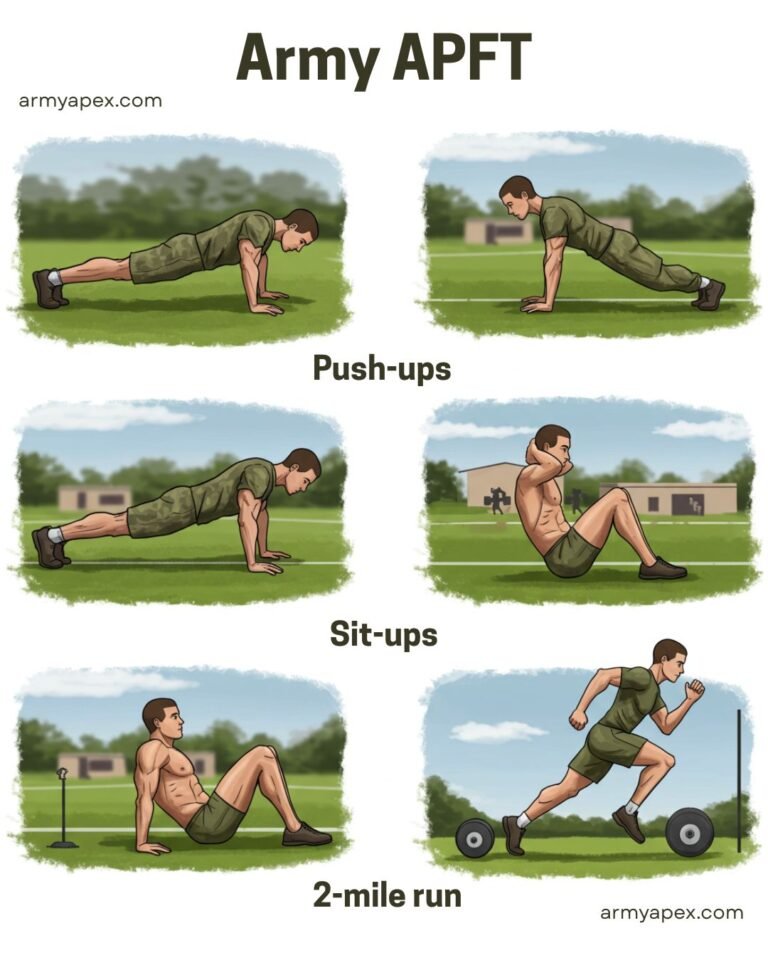 Army APFT Standards (Physical Fitness Test) - Army Apex